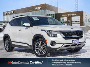2021 Kia Seltos EX AWD | Leather | Sunroof | CarPlay | Heated Seats |S