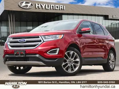 2018 Ford Edge Titanium The 2018 Ford Edge Titanium is a striking midsize SUV that seamlessly combin...