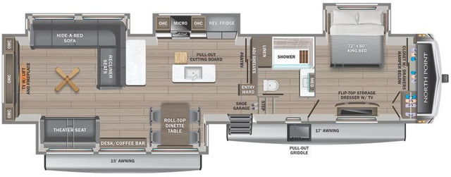 2025 JAYCO NORTH POINT 381CKRE in Travel Trailers & Campers in Hamilton - Image 2
