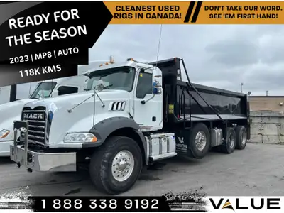 2023 Mack Granite Dump Truck * Kms: 117,755 * Engine Make: Mack * Engine Model: MP8 * Engine HP: 445...