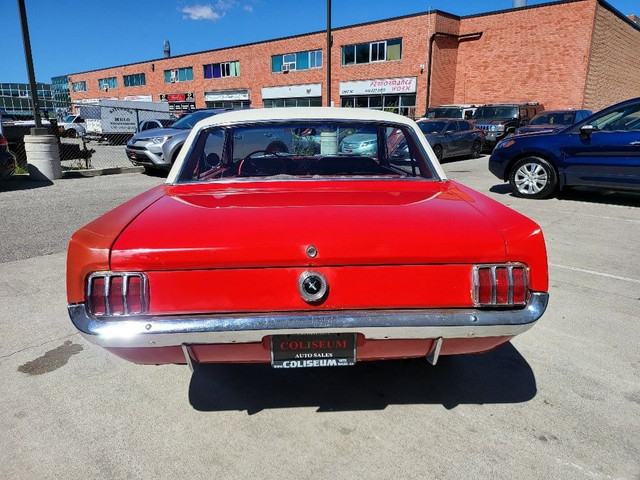 1965 Ford Mustang V8 4.7L 289 MOTOR **AUTOMATIC-RED LEATHER-WHIT in Classic Cars in City of Toronto - Image 4