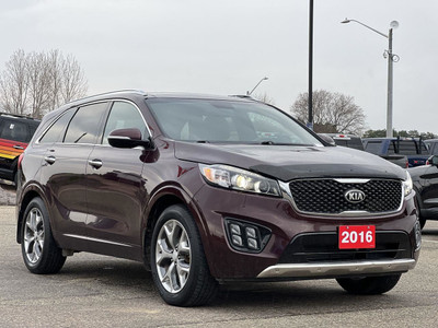 2016 Kia Sorento 2.0L SX LEATHER | HEATED SEATS & WHEEL | PAN...