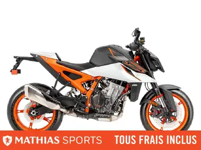 Concessionnaire des véhicules neufs et d'occasion. Sportive KTM 990 DUKE R 2025 Plus sportive dans s...