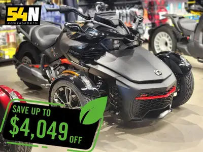 2024 Can-Am Spyder F3-S Special Series Promotions End June 30th, 2025 Save $4,049 OR Save $2,237 and...