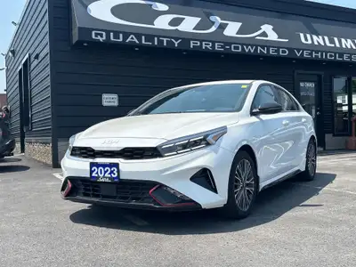 1 OWNER AND VERY LOW MILEAGE OF ONLY 34,344 KM KIA FORTE GT-LINE WITH REMAINING OF FACTORY BUMPER TO...