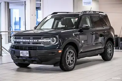 Superbe Bronco Sport de couleur Alto Bleu Métallisé incluant le 1.5L Ecoboost, la traction intégrale...