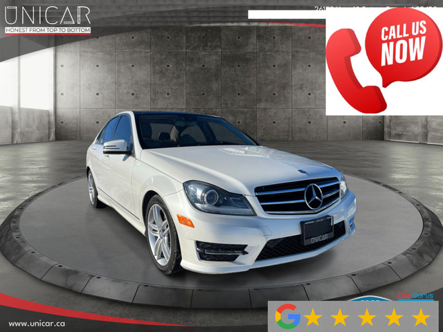 2014 Mercedes-Benz C-Class No Accidents Low KM C 300 4MATIC Sunr in Cars & Trucks in Markham / York Region