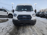 This brand new OXFORD WHITE 2024 FORD TRANSIT CARGO VAN is powered by an ELECTRIC ENGINE THAT'S PAIR... (image 1)