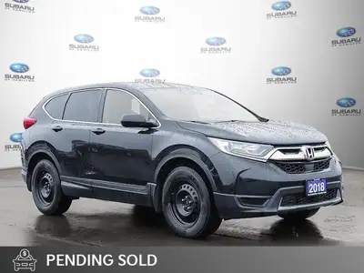 Recent Arrival! Crystal Black Pearl 2018 Honda CR-V LX AWD CVT 1.5L I4 Turbocharged DOHC 16V LEV3-UL...