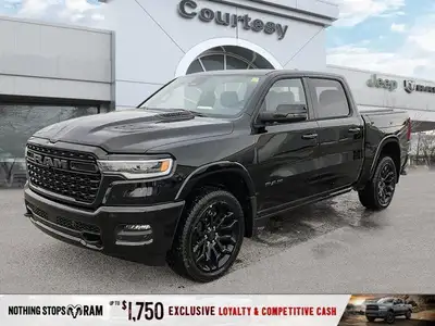 This Ram 1500 has a trusty Twin Turbo Premium Unleaded I-6 3.0 L/183 engine powering this Automatic...