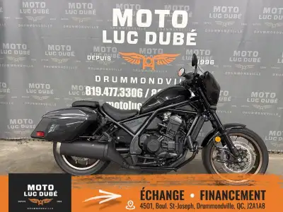 Honda Rebel 1100 Touring DCT 2024 7 889 KM TRANSMISSION AUTOMATIQUE DCT FAIRING VALISES RIGIDES PROT...