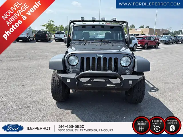 2016 Jeep Wrangler SPORT 4X4, MANUELLE, BLUETOOTH in Cars & Trucks in City of Montréal - Image 9