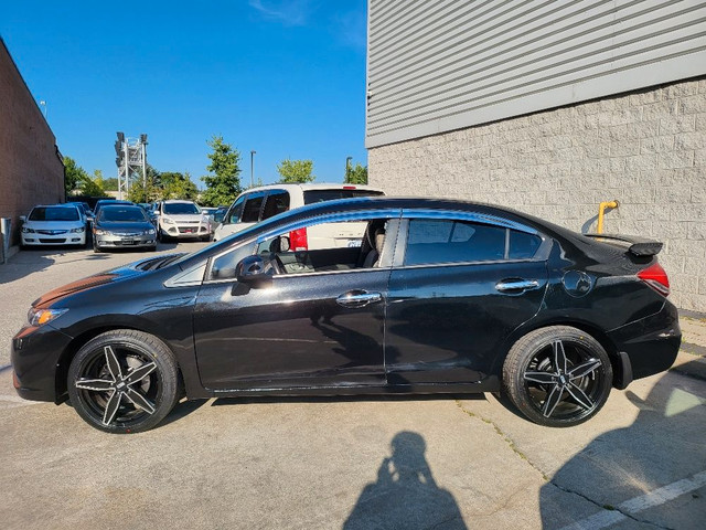 2013 Honda Civic Sdn LX-AUTOMATIC-BACK UP CAMERA-BLACK 5 SPOKE R in Cars & Trucks in City of Toronto - Image 2