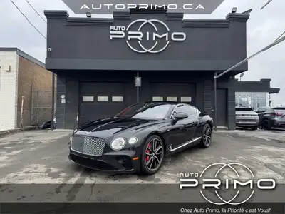 2020 Bentley Continental GT V8 Coupe Mulliner Package AWD Automatique avec Sièges en Cuir Navigation...