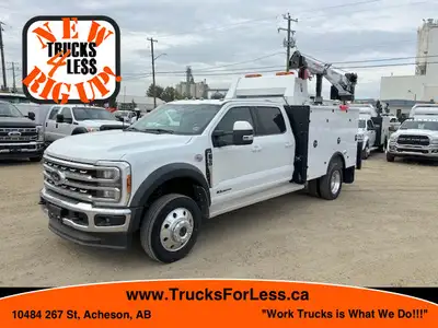 2023 Ford F-550 Crew Lariat 4x4 Mechanic's Service Truck, !!!Unused New Rig Up!!!, 6.7L Diesel, Auto...