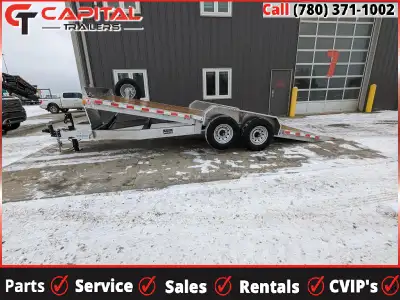 2024 Nordtek 82in. x 20' Aluminium Hydraulic Tilt Deck Equipment Trailer (15400lb GVWR) -- -- Featur...