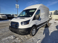 This brand new OXFORD WHITE 2024 FORD E-TRANSIT CARGO VAN is powered by an ELECTRIC ENGINE THAT'S PA... (image 9)