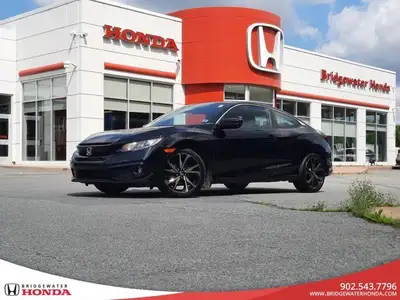 Recent Arrival! Black 2019 Honda Civic Sport FWD Fresh MVI -Motor vehicle inspection and current ser...