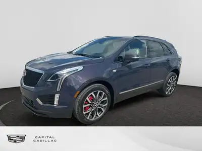 This 2025 Cadillac XT5 in Midnight Sky Metallic is equipped with AWD and Gas V6 3.6L/ engine. The Ca...