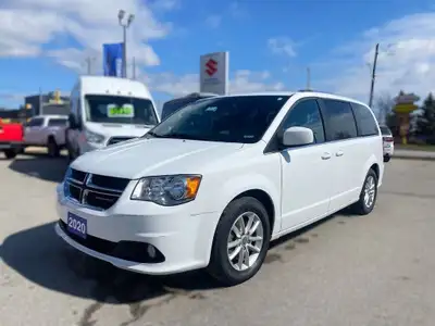 Hop aboard the 2020 Dodge Caravan Premium Plus 3.6L, the minivan that turns family hauls into a full...