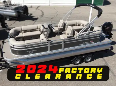 2024 SunTracker Party Barge 22 DLX - Best Pontoon Boat $76,995 -$7,000 [ FACTORY CLEARANCE SALE ] $6...