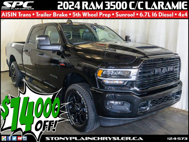 2024 RAM 3500 Laramie 4x4 Crew Cab 6'4 in Cars & Trucks in St. Albert