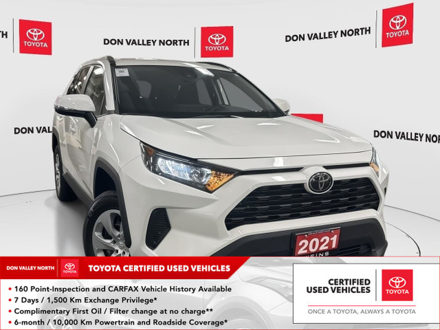 2021 Toyota RAV4 LE CERTIFIED | SAFTEY CONNECT | CARPLAY in Cars & Trucks in City of Toronto