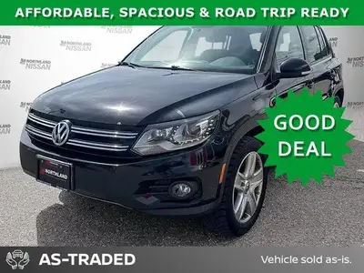 LEATHER HEATED SEATS | BIG BACK UP CAMERA | CD PLAYER! Check out this 2013 Volkswagen Tiguan before...