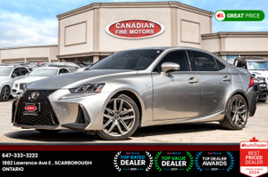 2019 Lexus IS IS 350 AWD F-SPORT | BSM | NAVI | CAM | COOLED SEATS |
