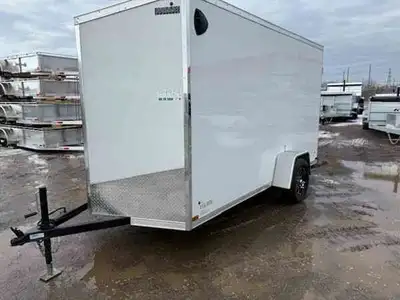 2025 Forest River 6X12 single axle 2990 GVWR Contracter Pro Grade 16 On Center walls and floor, ramp...