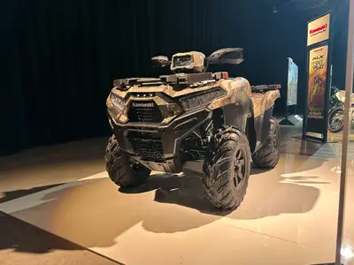 NEW 2024 KAWASAKI BRUTE FORCE 750 CAMO NEW RUGGED STYLING NEW 4.3-INCH FULL-COLOUR TFT INSTRUMENTATI...