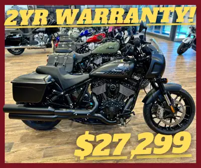 2025 Indian Sport Chief RT - 2YR WARRANTY! PAYMENTS LOW AS $150 BIWKLY! Introducing the 2025 Indian...