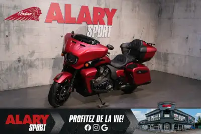 Cette MOTOCYCLETTE INDIAN ROADMASTER POWERPLUS DARK HORSE 112 CU-IN POWERBAND 2025 est disponible DÈ...