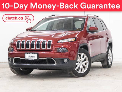 2016 Jeep Cherokee Limited 4x4 w/ Uconnect, Backup Cam, Nav
