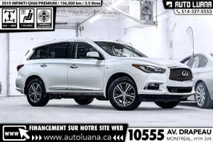 2019 Infiniti QX60 Premium AWD/GPS/7 PLACE/DEMARREUR/CAMERA 360