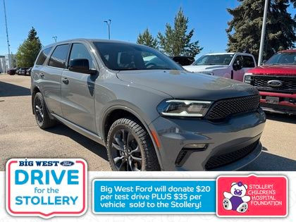 2022 Dodge Durango SXT AWD w/BLACKTOP PKG, 2nd ROW CAPTAINS & RE in Cars & Trucks in Edmonton