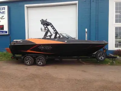 One owner... INCLUDES: Tandem axle painted galvanized trailer, Tower, boat cover, depth finder, 3 ou...