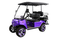 2024 HDK Electric Vehicles Classic 4 Plus Golf Cart Purple