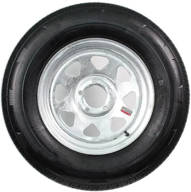 2025 St175/80 R13 on 5 bolt galvanized rims $79.99 Galvanized in Cargo & Utility Trailers in Mississauga / Peel Region - Image 2