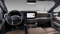 This brand new CARBONIZED GREY METALLIC 2025 FORD F-150 KING RANCH is powered by a 3.5L POWERBOOST H... (image 6)