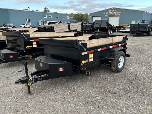 Miska Single Axle Dump Trailer in Cargo & Utility Trailers in Ottawa - Image 2