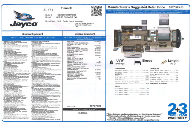 2025 JAYCO PINNACLE 32RLTS in Travel Trailers & Campers in Hamilton - Image 3