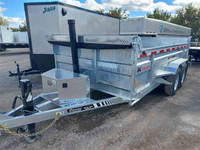 KTRAIL DUMP 82X14-14K TANDEM AXLE WITH RAMPS