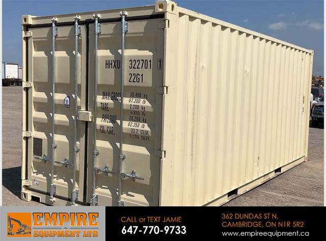 2023 20FT SEA-CONTAINERS | LIKE-NEW CONDITION | HARDWOOD FLOORIN in Heavy Equipment in Cambridge