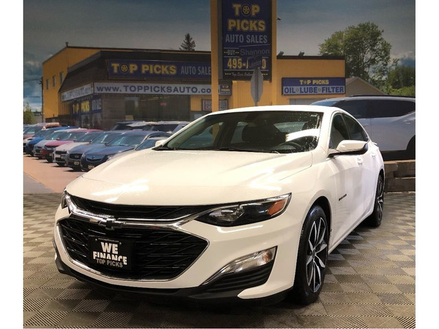  2022 Chevrolet Malibu RS, Low Mileage, Accident Free, Certified in Cars & Trucks in North Bay