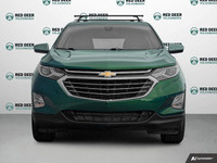 The 2018 Chevrolet Equinox Premier AWD in a striking green finish offers a dependable and confident... (image 2)