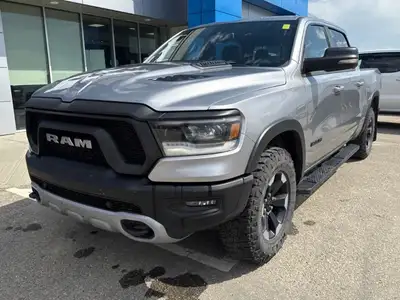 2019 RAM 1500 Rebel Crew Cab 4x4 – 5.7L HEMI | Level 2 Equipment Group | Off-Road ReadyBold, aggress...