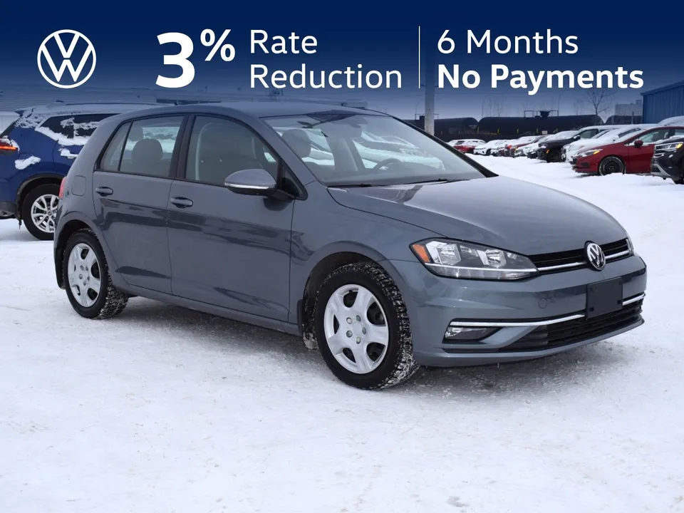 2019 Volkswagen Golf Comfortline | Clean Carfax | Sunroof | Powe