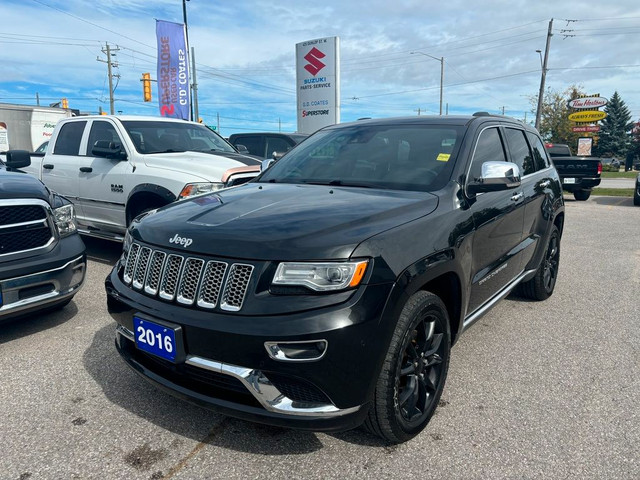 2016 Jeep Grand Cherokee Summit 4x4 ~HEMI ~Nav ~Cam ~Leather ~Pa in Cars & Trucks in Barrie