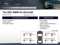 The 2021 BMW X3 xDrive30i is a symbol of luxury and performance, powered by a responsive 2.0L turbo... (image 1)
